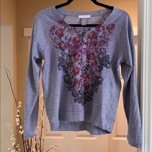 WEAVER Long Sleeve-Blouse-sweater Size Medium
